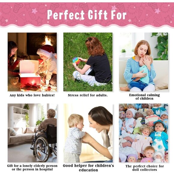 ❤️ 18 inch Baby Boy Doll  Full Body Silicone  Sleeping  Baby - Picture 6 of 6